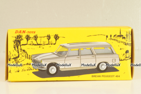 Peugeot 404 Break, beige, DAN-206, DAN-toys, 1:43