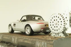BMW Z8 from movie "The world is not enough" 1999, silver, James Bond Modellauto Collection №4 , Altaya 1:43