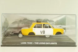 Ваз-2103 Жигули from movie "The living daylights" 1987, yellow/white, James Bond Modellauto Collection #26, Altaya 1:43