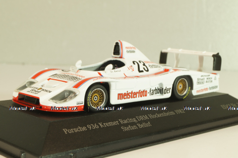 Porsche 936 Kremer Racing #23, DTM Hockenheim 1982, Stefan Bellof, SBC001, CMR 1:43