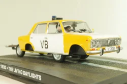 Ваз-2103 Жигули from movie "The living daylights" 1987, yellow/white, James Bond Modellauto Collection #26, Altaya 1:43