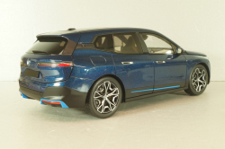 BMW iX 2022, blue metallic, 110023100,  Minichamps 1:18