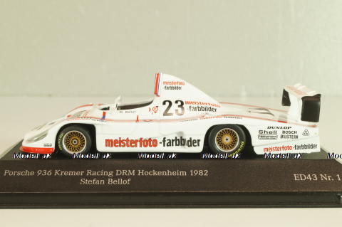 Porsche 936 Kremer Racing #23, DTM Hockenheim 1982, Stefan Bellof, SBC001, CMR 1:43