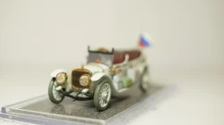 Руссо Балт тип С, 3-я серия, шасси №14 автопробег С-Петербург - Рим 1910г, Студия Колесо 1:43