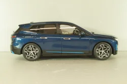 BMW iX 2022, blue metallic, 110023100,  Minichamps 1:18