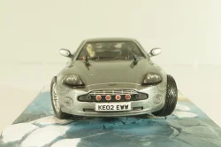 Aston Martin V12 Vanquish from movie "Die another day" 2002, silver, James Bond Modellauto Collection №2, Altaya 1:43