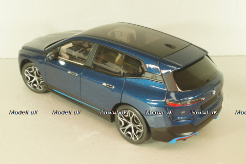BMW iX 2022, blue metallic, 110023100,  Minichamps 1:18