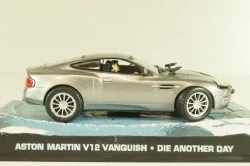 Aston Martin V12 Vanquish from movie "Die another day" 2002, silver, James Bond Modellauto Collection №2, Altaya 1:43