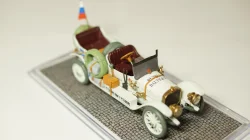 Руссо Балт тип С, 3-я серия, шасси №14 автопробег С-Петербург - Рим 1910г, Студия Колесо 1:43