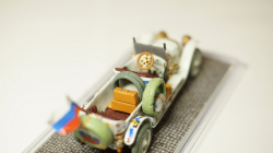 Руссо Балт тип С, 3-я серия, шасси №14 автопробег С-Петербург - Рим 1910г, Студия Колесо 1:43