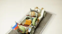 Руссо Балт тип С, 3-я серия, шасси №14 автопробег С-Петербург - Рим 1910г, Студия Колесо 1:43