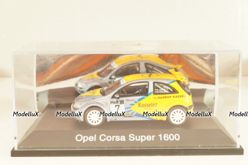 Opel Corsa Super 1600 #7, grey/yellow, 04832, Schuco 1:43
