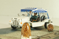 Mini Moke from movie "Live and let die" 1973, white, James Bond Modellauto Collection #24, Altaya 1:43