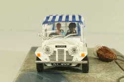 Mini Moke from movie "Live and let die" 1973, white, James Bond Modellauto Collection #24, Altaya 1:43