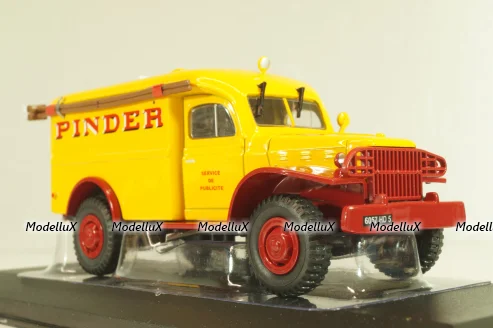 Dodge WC54 "Pinder" yellow/red, 092, Odeon 1:43 Уценка!