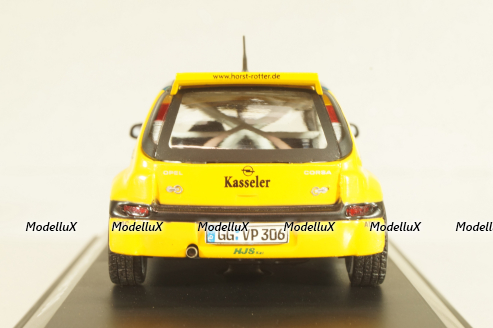 Opel Corsa Super 1600 #7, grey/yellow, 04832, Schuco 1:43