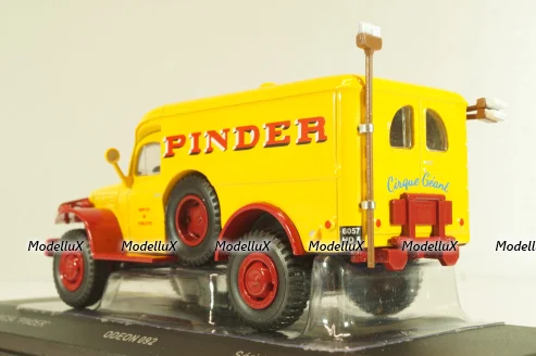 Dodge WC54 "Pinder" yellow/red, 092, Odeon 1:43 Уценка!