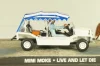 Mini Moke from movie "Live and let die" 1973, white, James Bond Modellauto Collection #24, Altaya 1:43