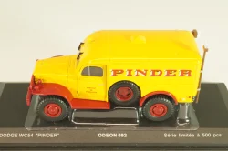 Dodge WC54 "Pinder" yellow/red, 092, Odeon 1:43 Уценка!