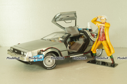 Emmett "Doc" Brown from movie Back to the future, figures, 2710F, Sun Star 1:18