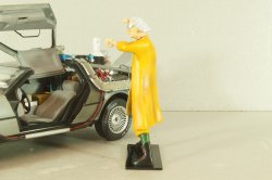 Emmett "Doc" Brown from movie Back to the future, figures, 2710F, Sun Star 1:18