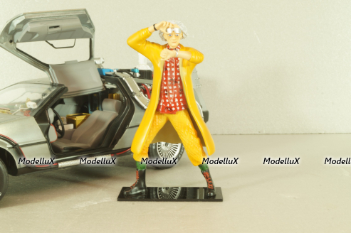 Emmett "Doc" Brown from movie Back to the future, figures, 2710F, Sun Star 1:18