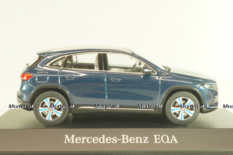 Mercedes EQA (H243) 2021 metallic-dark blue, B66960824, Herpa 1:43