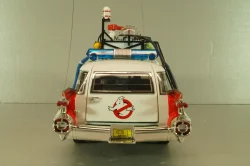 Cadillac Ecto 1 from movie car Ghostbusters with tools, white, W1176, Hot Wheels Elit 1:18