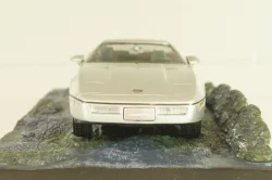 Chevrolet Corvette (C4) from movie "A view to a kill" 1985, silver, James Bond Modellauto Collection #37, Altaya 1:43