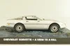 Chevrolet Corvette (C4) from movie "A view to a kill" 1985, silver, James Bond Modellauto Collection #37, Altaya 1:43