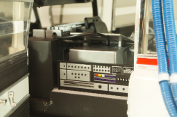 Cadillac Ecto 1 from movie car Ghostbusters with tools, white, W1176, Hot Wheels Elit 1:18