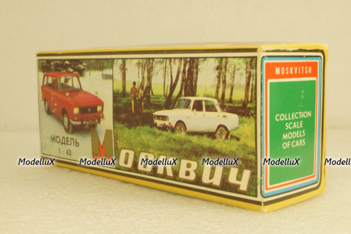 Москвич-427, красная, январь 89г., Тантал/Радон 1:43