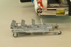 Cadillac Ecto 1 from movie car Ghostbusters with tools, white, W1176, Hot Wheels Elit 1:18