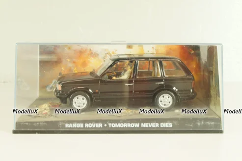 Range Rover (P38) from movie "Tomorrow never dies" 1997, black, James Bond Modellauto Collection #34, Altaya 1:43