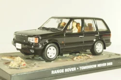 Range Rover (P38) from movie "Tomorrow never dies" 1997, black, James Bond Modellauto Collection #34, Altaya 1:43