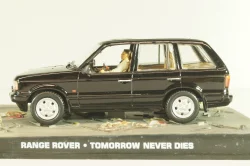 Range Rover (P38) from movie "Tomorrow never dies" 1997, black, James Bond Modellauto Collection #34, Altaya 1:43