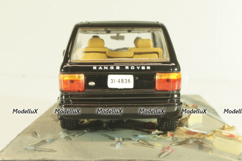 Range Rover (P38) from movie "Tomorrow never dies" 1997, black, James Bond Modellauto Collection #34, Altaya 1:43