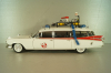 Cadillac Ecto 1 from movie car Ghostbusters with tools, white, W1176, Hot Wheels Elit 1:18
