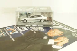 BMW 750iL (E38) from movie "Tomorrow never dies" 1997, silver, James Bond Modellauto Collection #15, Altaya 1:43
