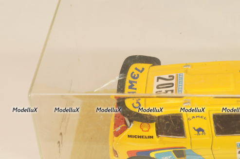 Peugeot 205 Turbo 16 #205 Raid Rally Paris–Dakar 1987, A. Vatanen/B.Giroux, yellow, Norev 1:43