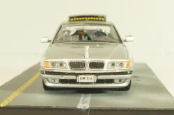 BMW 750iL (E38) from movie "Tomorrow never dies" 1997, silver, James Bond Modellauto Collection #15, Altaya 1:43