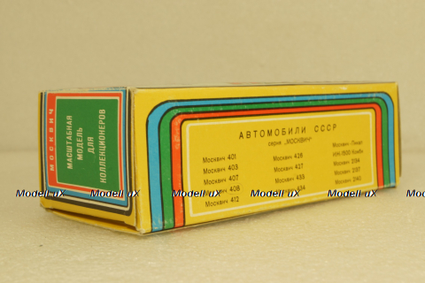 Москвич-408, январь 90г., Тантал/Радон 1:43