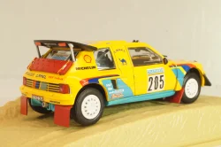 Peugeot 205 Turbo 16 #205 Raid Rally Paris–Dakar 1987, A. Vatanen/B.Giroux, yellow, Norev 1:43