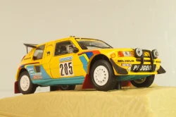 Peugeot 205 Turbo 16 #205 Raid Rally Paris–Dakar 1987, A. Vatanen/B.Giroux, yellow, Norev 1:43