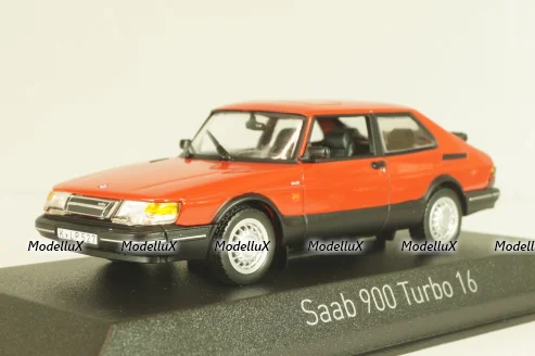 Saab 900 Turbo 1992, red, 810035, Norev 1:43