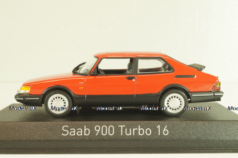 Saab 900 Turbo 1992, red, 810035, Norev 1:43