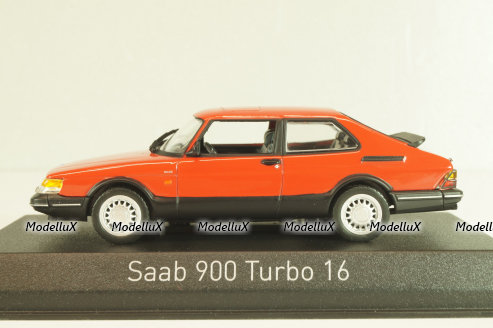 Saab 900 Turbo 1992, red, 810035, Norev 1:43