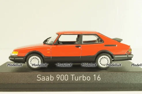 Saab 900 Turbo 1992, red, 810035, Norev 1:43