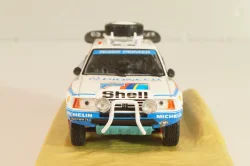 Peugeot 205 Turbo 16 #205 Rally Paris-Dakar 1988 J. Kankkunen/J. Piironen, blue/white, Norev 1:43