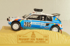 Peugeot 205 Turbo 16 #205 Rally Paris-Dakar 1988 J. Kankkunen/J. Piironen, blue/white, Norev 1:43